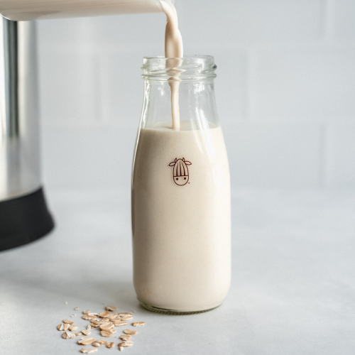 Homemade Oat Creamer made with the Almond Cow machine