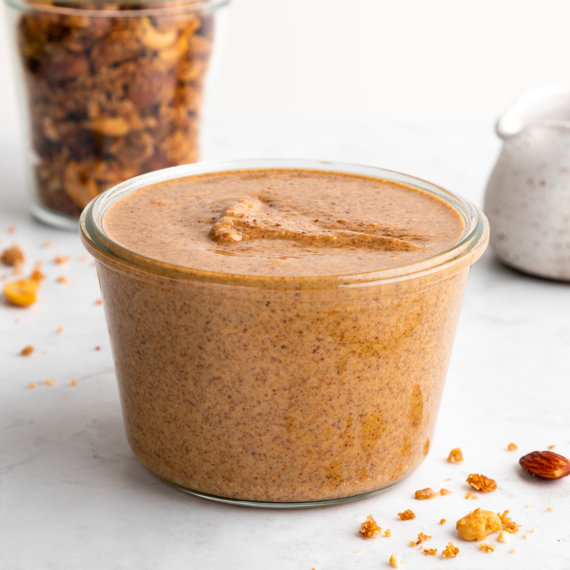 Ultimate Almond Cow Granola Butter made with Almond Cow ingredients!
