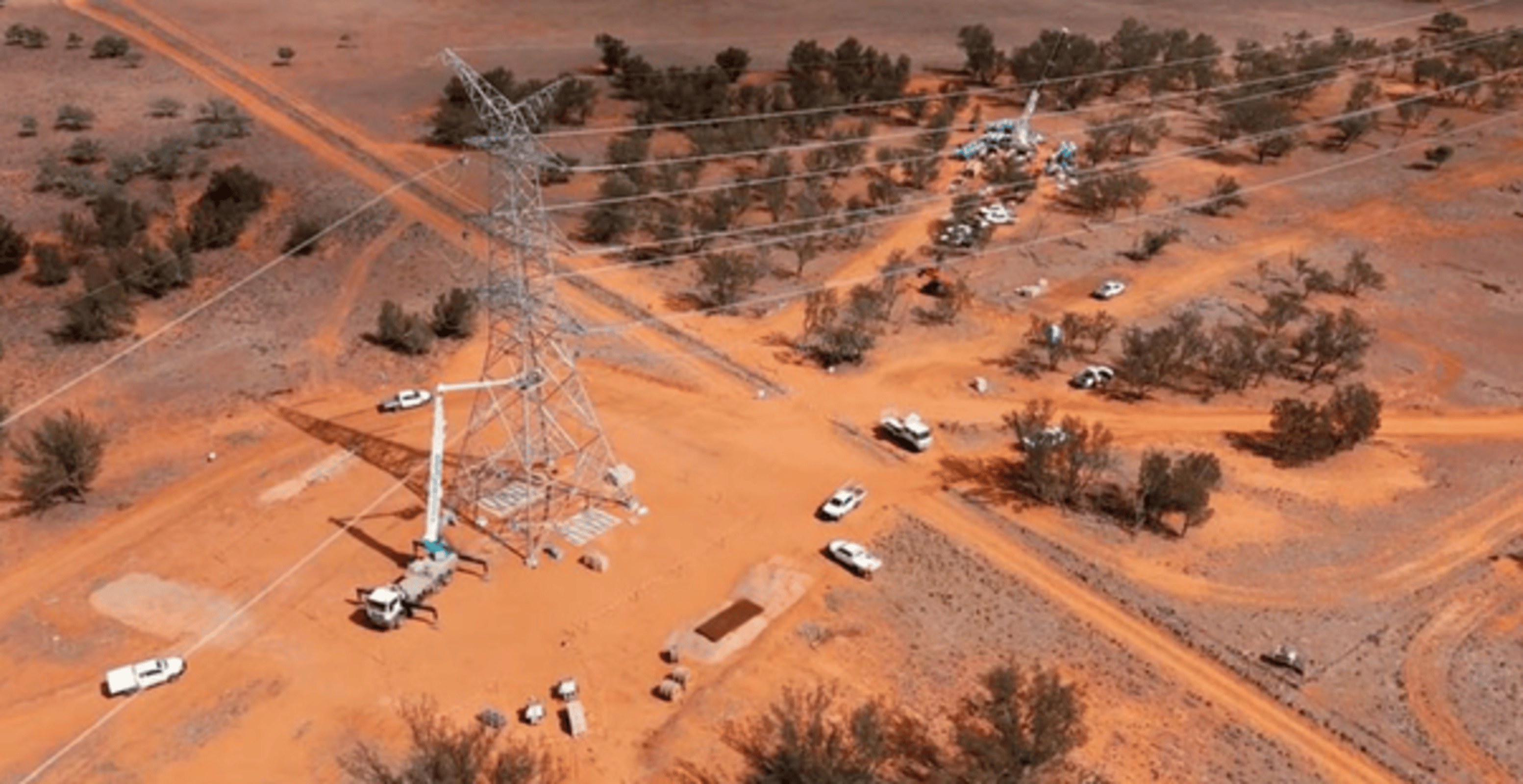 Major Transmission Line Construction Project in Australia