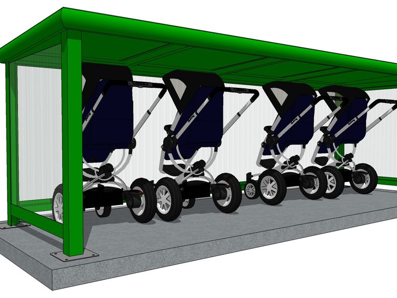 Open-fronted shelter