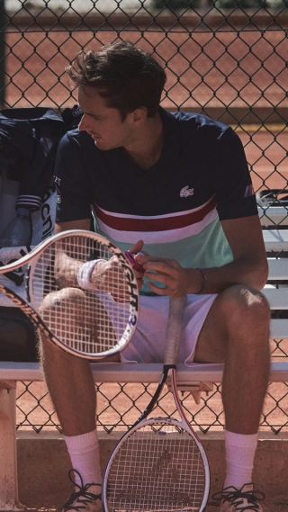 Lacoste FW21 with Daniil Medvedev & Novak Djokovic