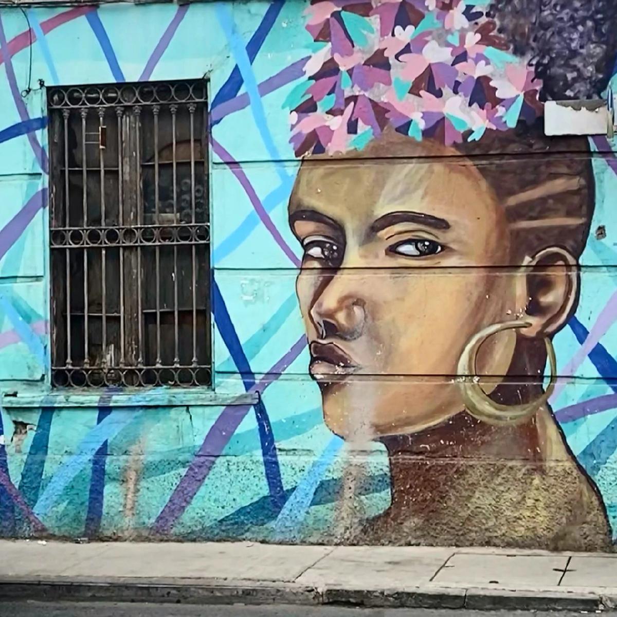 Mural on wall