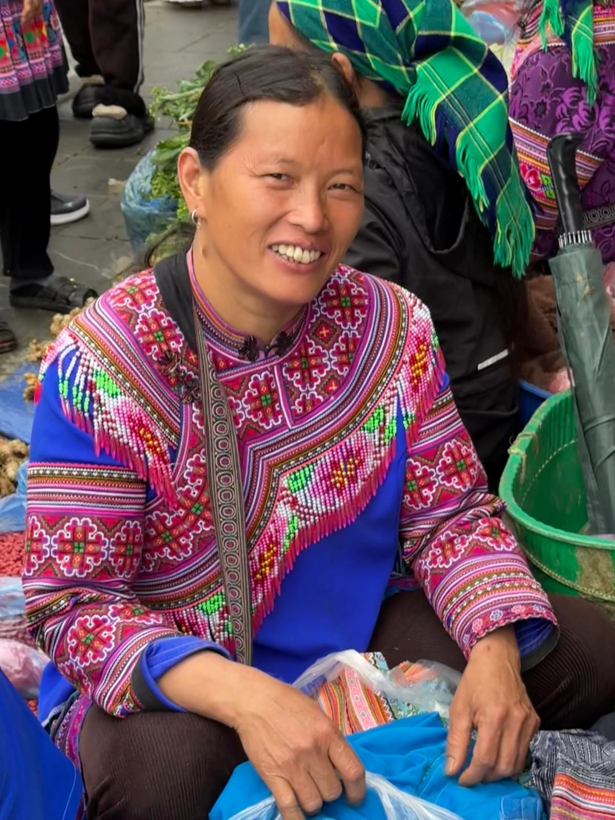young hmong woman in Bac Ha Vietnam