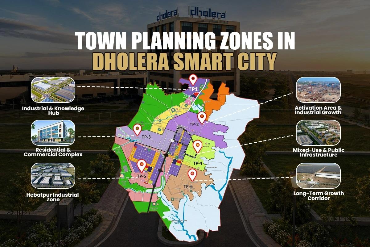 Town Planning Zones in Dholera Smart City: Phase-Wise Development Explained (2026)