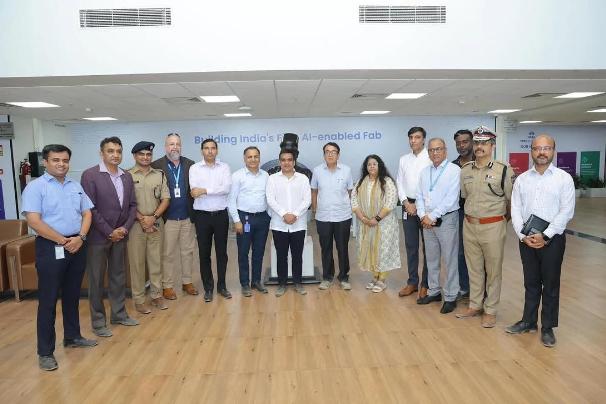 Deputy CM Reviews Tata Electronics Semiconductor Facility