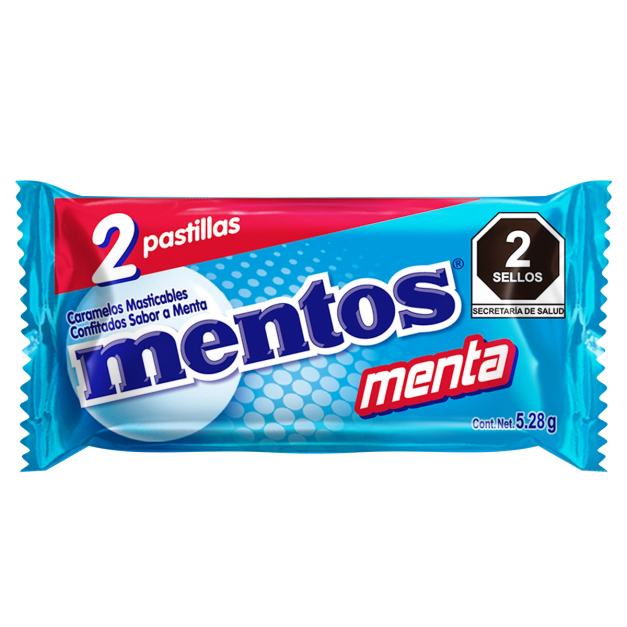 Mentos Menta Bipieza Mentos Mexico 8657
