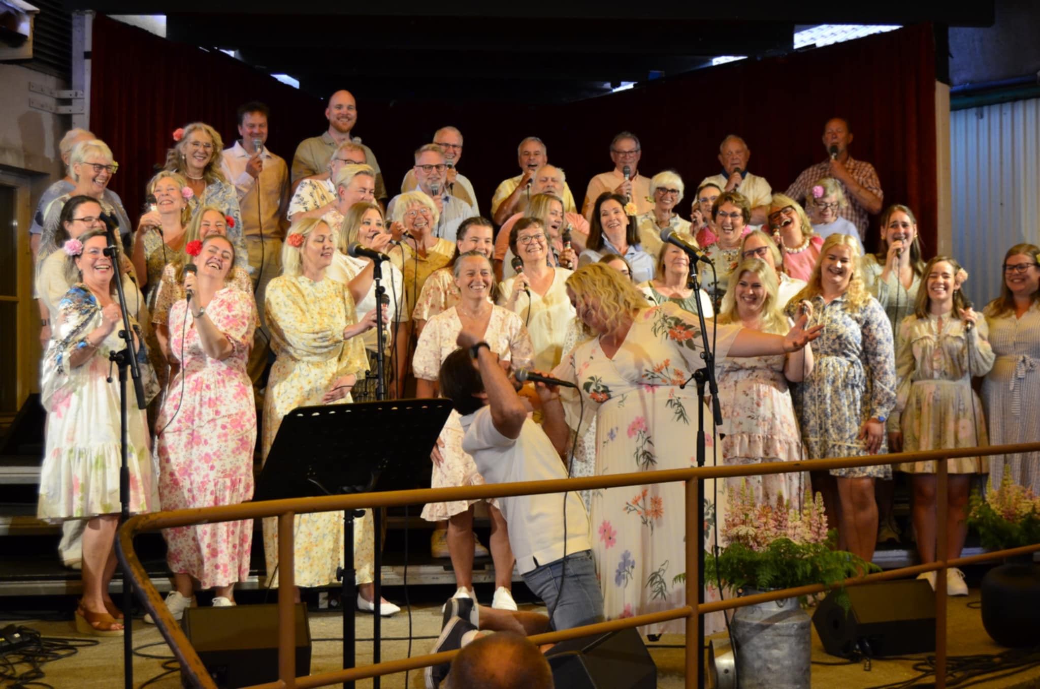 Bilde fra konsert med koret SørRøster.