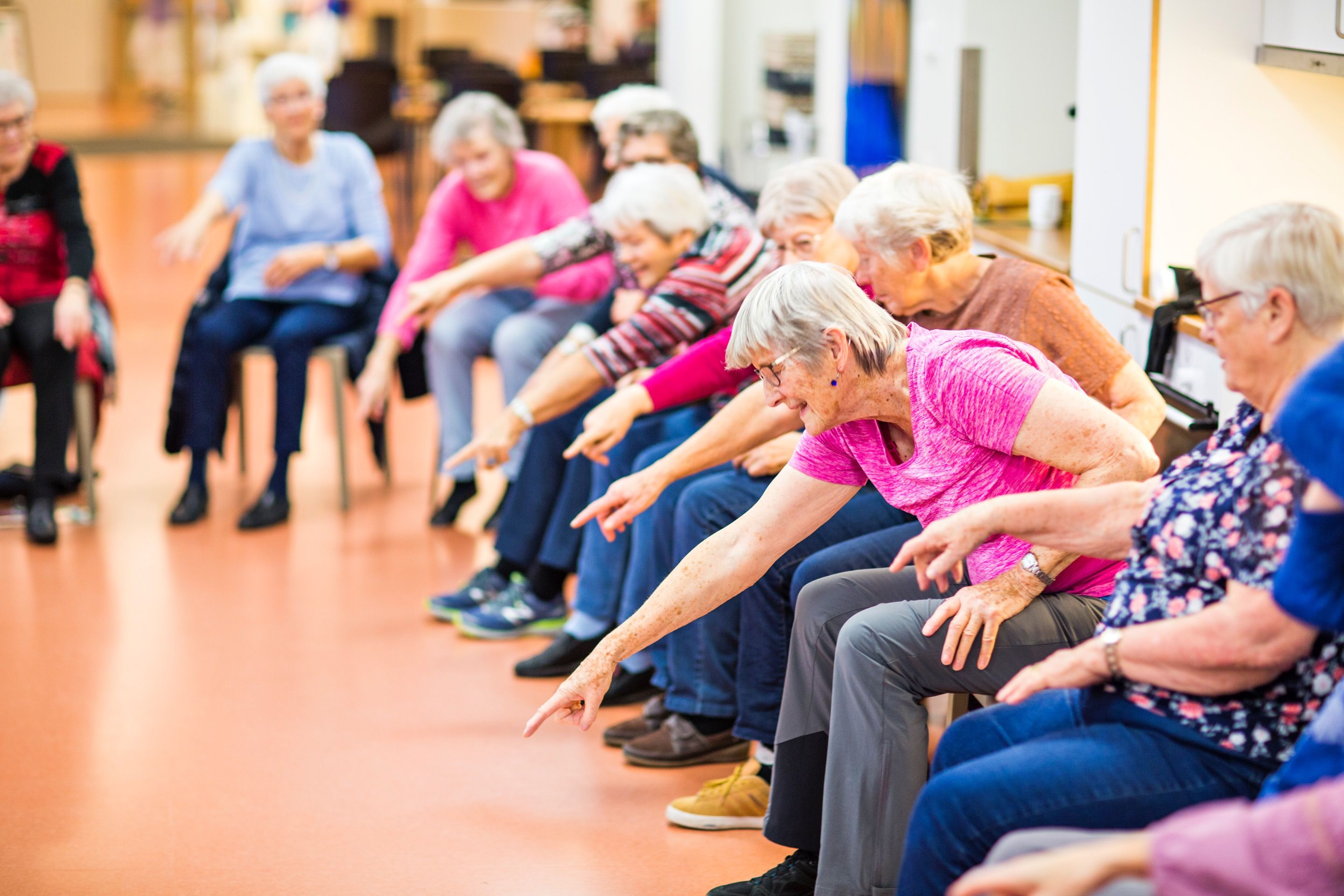 Sanggruppe med sang og trim