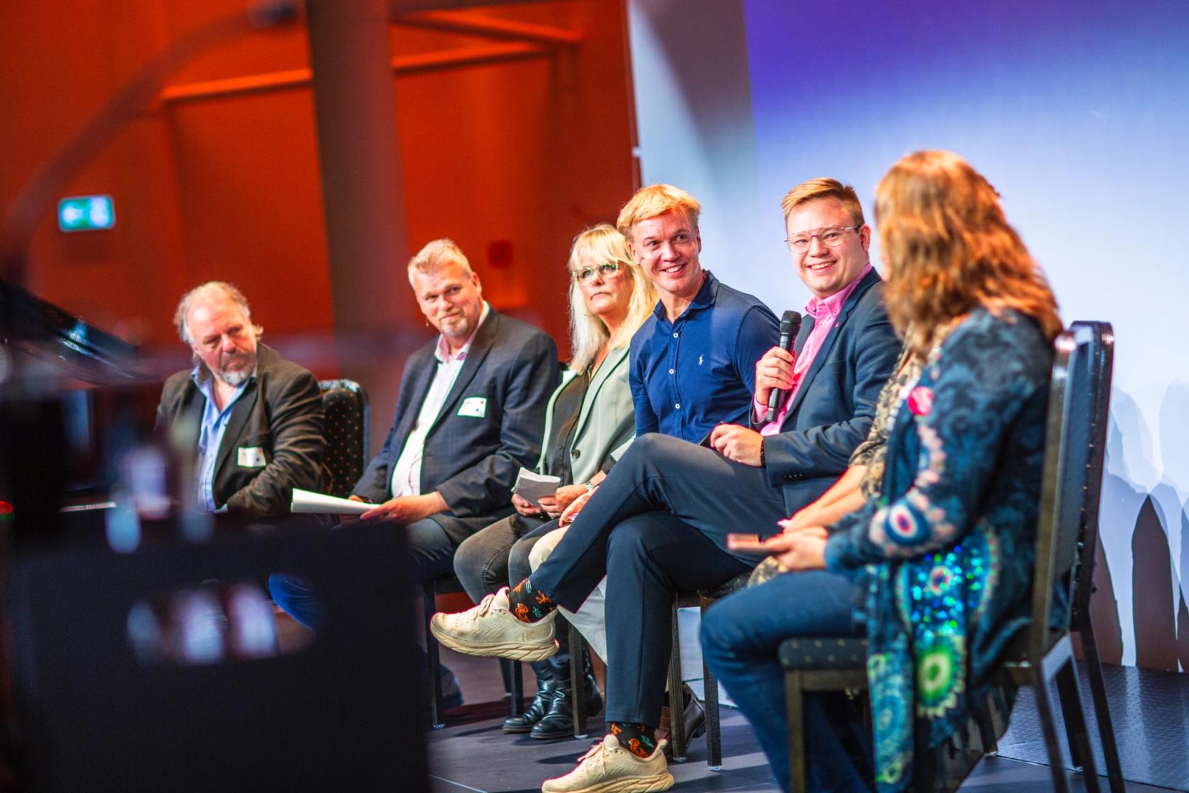 Paneldebatt under Nordisk sangsymposium i Oslo i 2023.