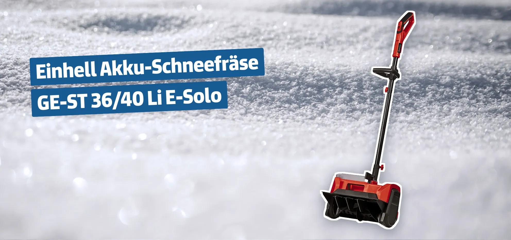 PRAXISTEST Einhell Akku Schneefräse powerXchange GE-ST 36/40Li  #einhellharry 