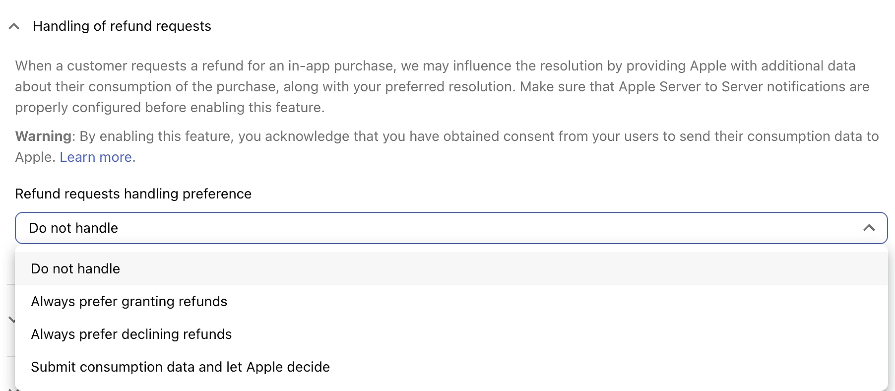 Handling of refund requests with RevenueCat