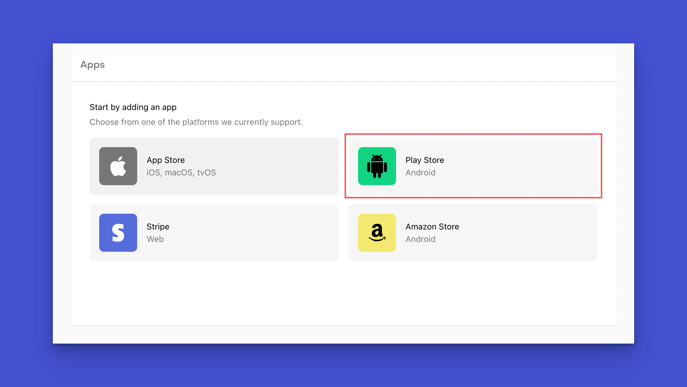 Google Play Store set up