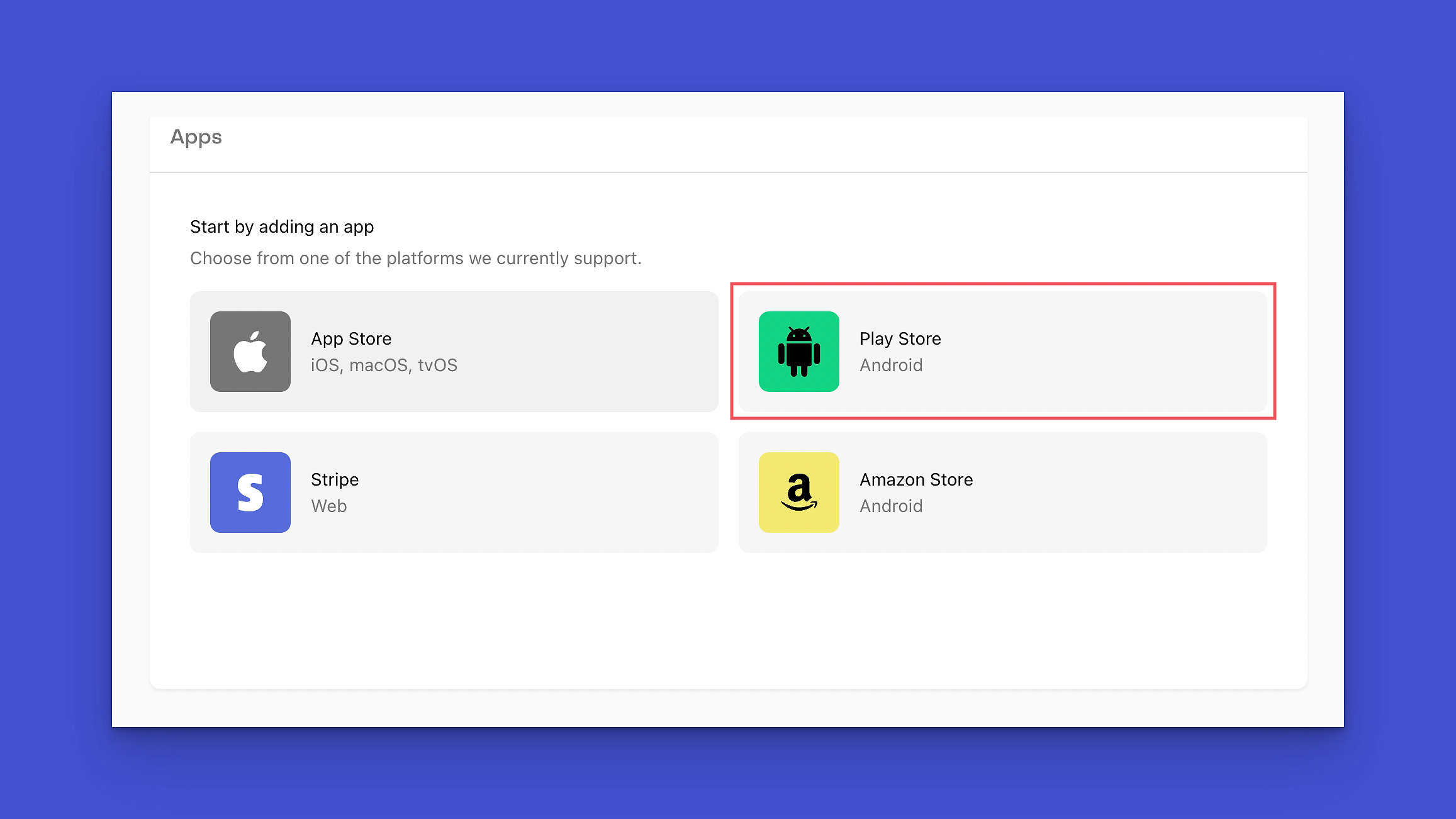 Google Play Store set up