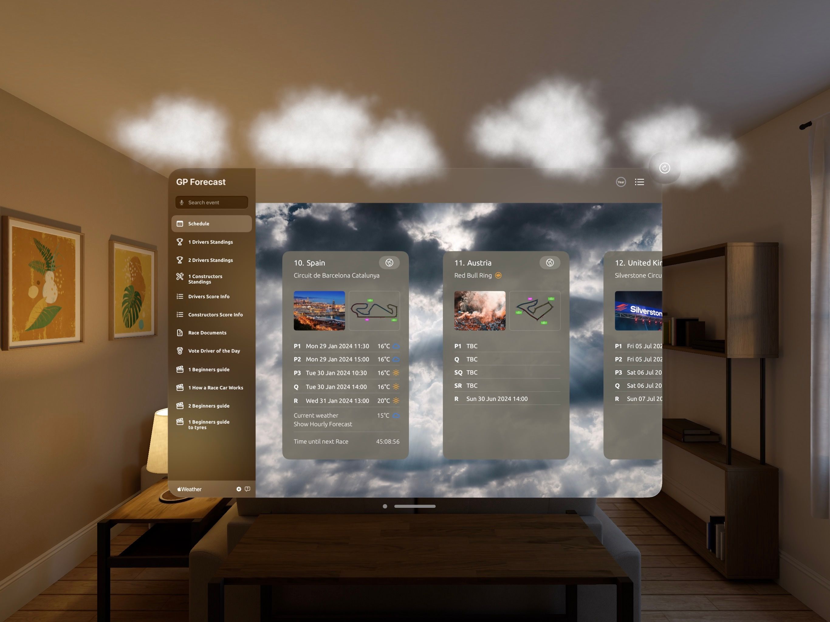 GP Forecast for Apple Vision Pro