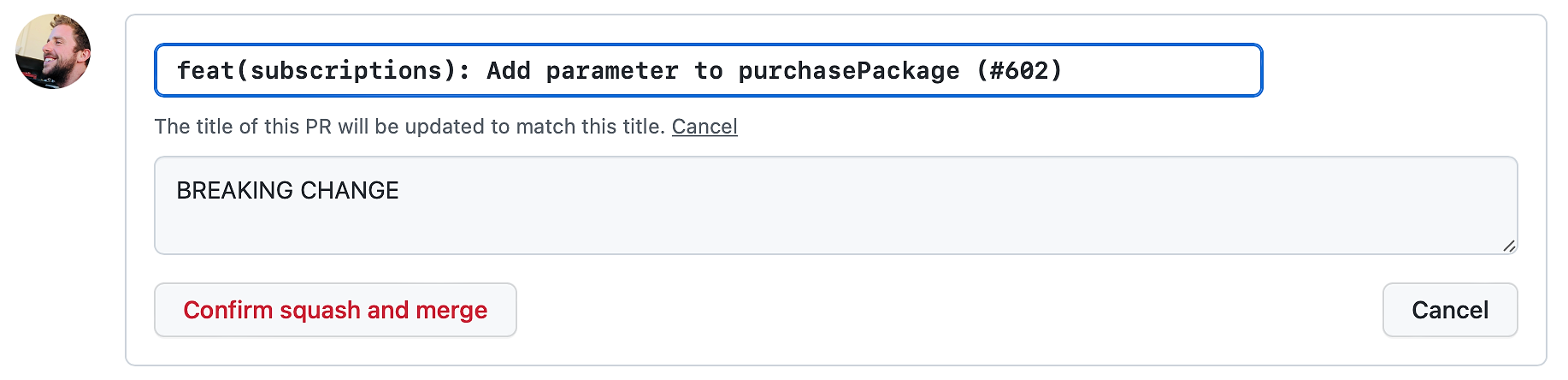 Squashed changes on GitHub