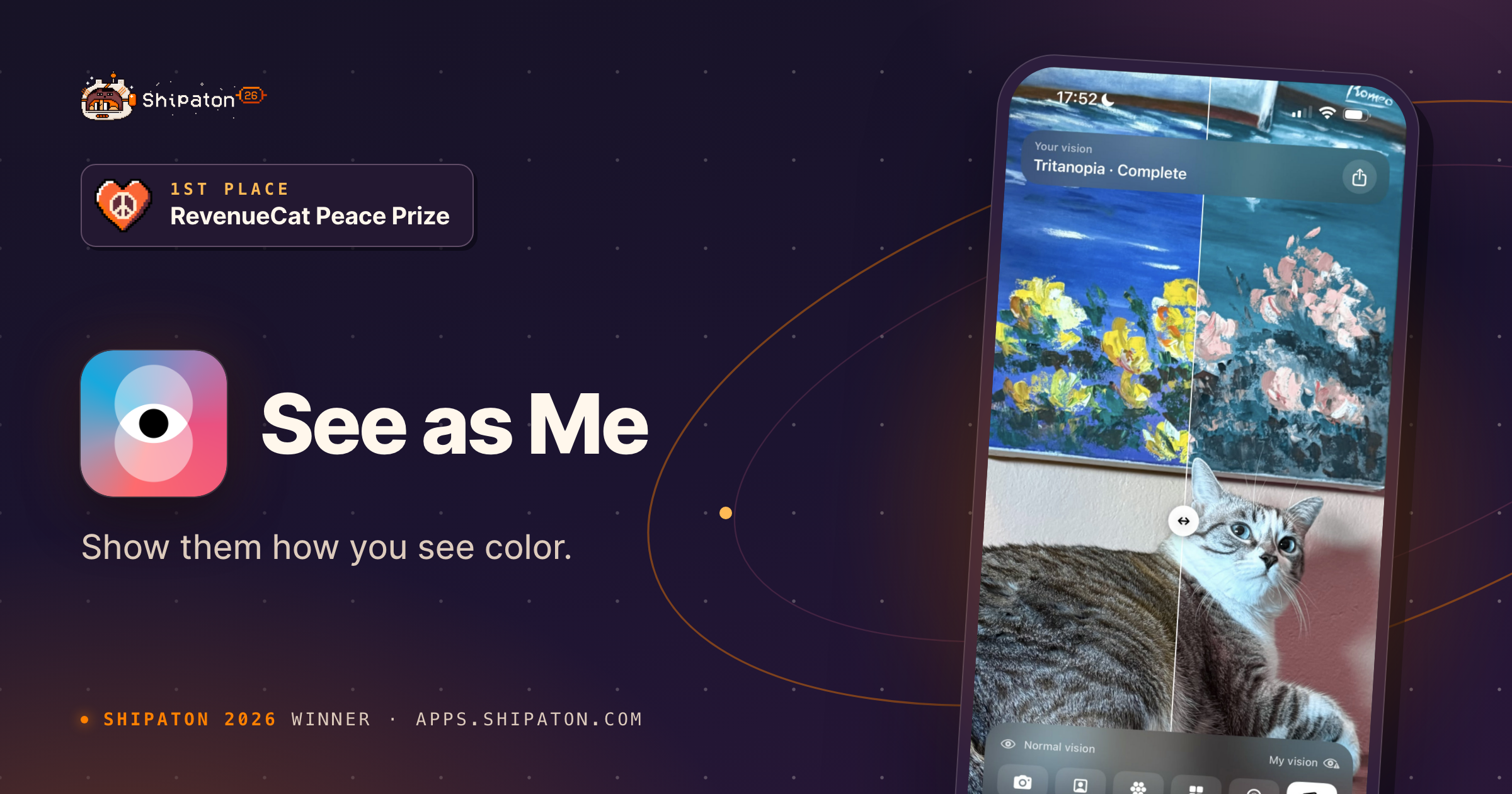 See as Me: Colorblind — Shipaton 2026 winner