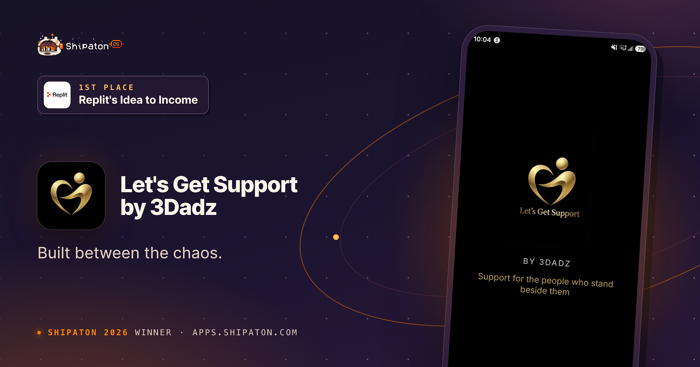 Let’s Get Support by 3Dadz — Shipaton 2026 winner