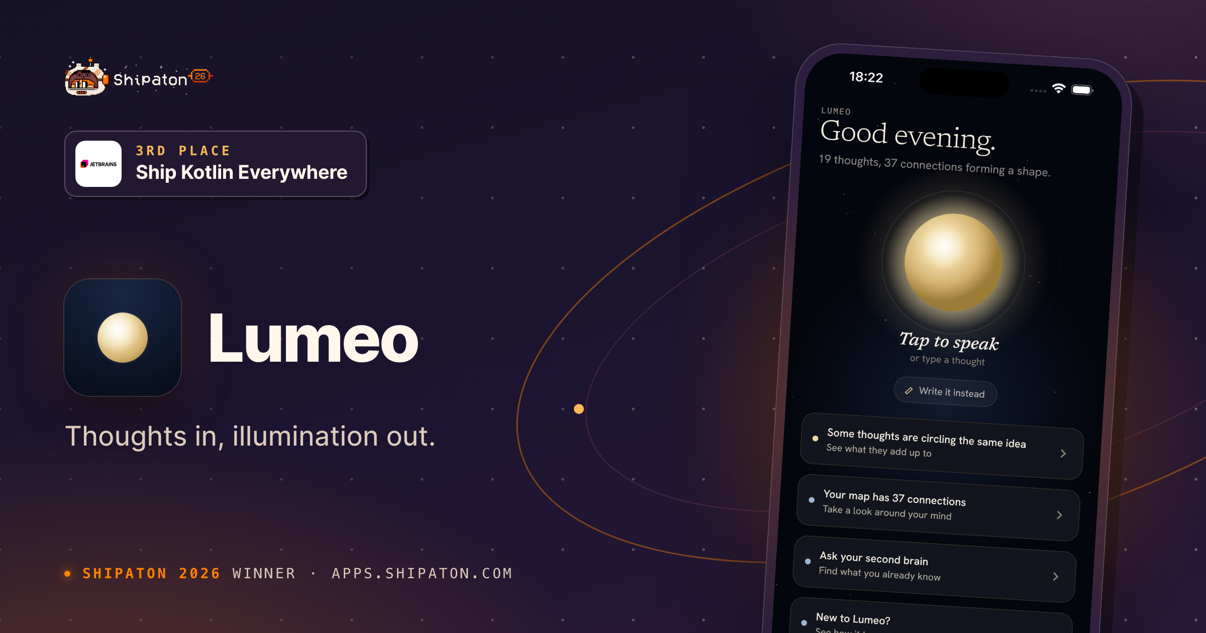 Lumeo — Shipaton 2026 winner