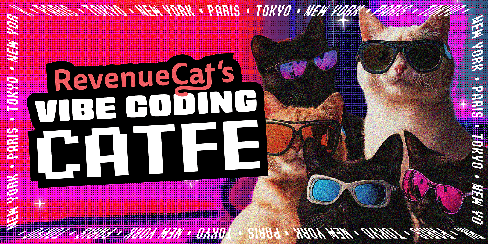 A Series of Unique Vibe Coding Catfes, Starting with Grand Central in NYC