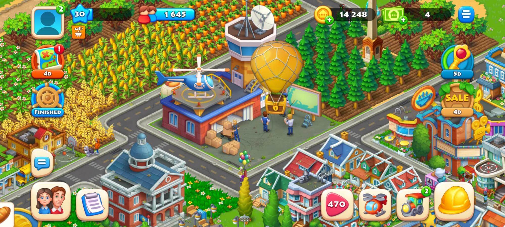 Overview of a Township farm