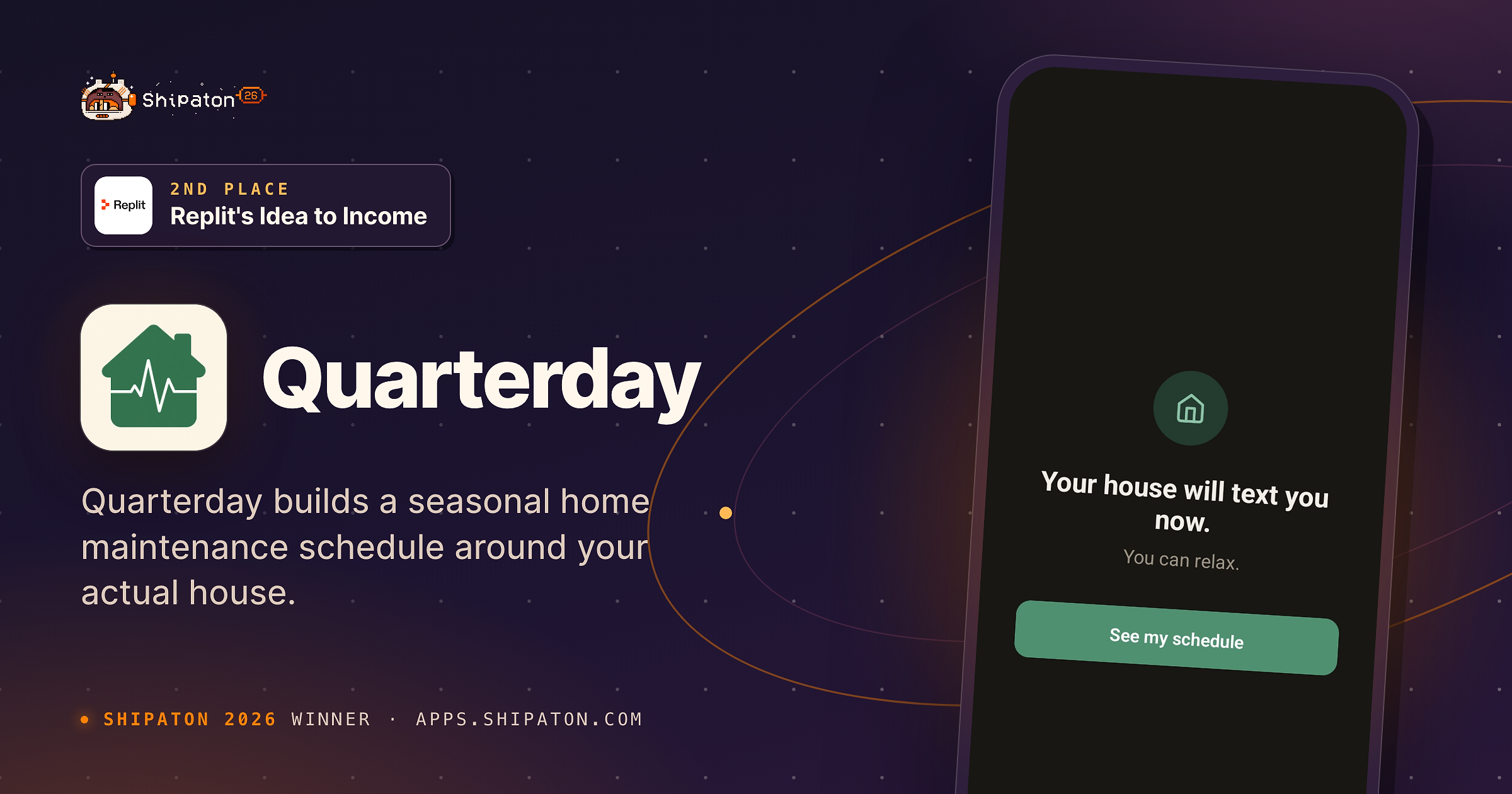 Quarterday — Shipaton 2026 winner