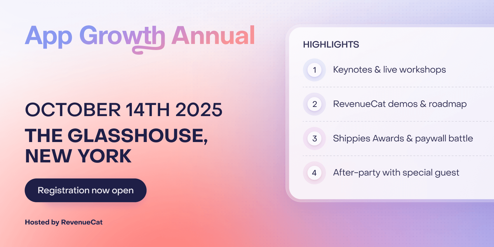 App Growth Annual 2025: Registration now open for NYC (and online)