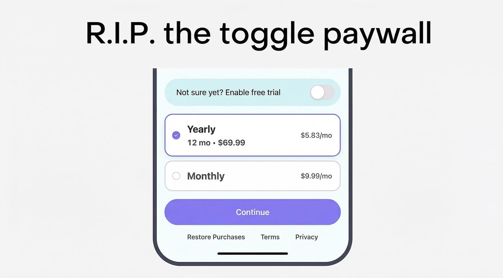 R.I.P. toggle paywall: we hardly knew ye