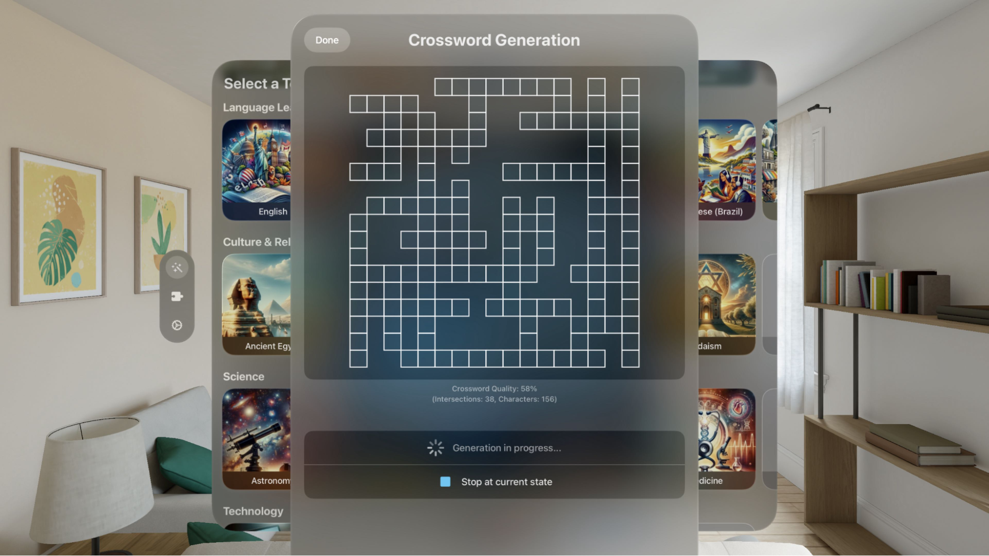 CrossCraft for Apple Vision Pro