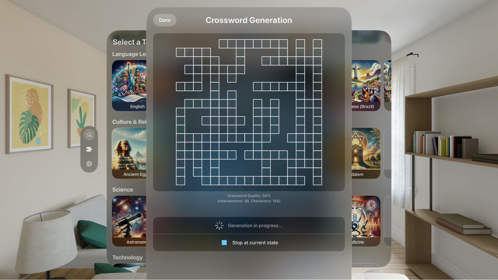 CrossCraft for Apple Vision Pro