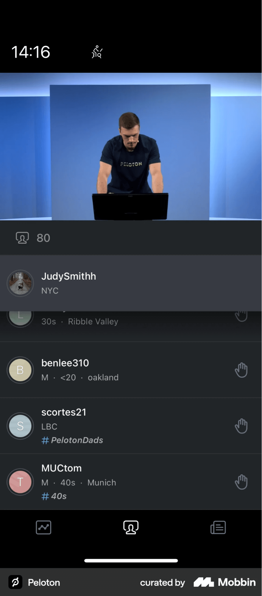 Peloton’s leadership board