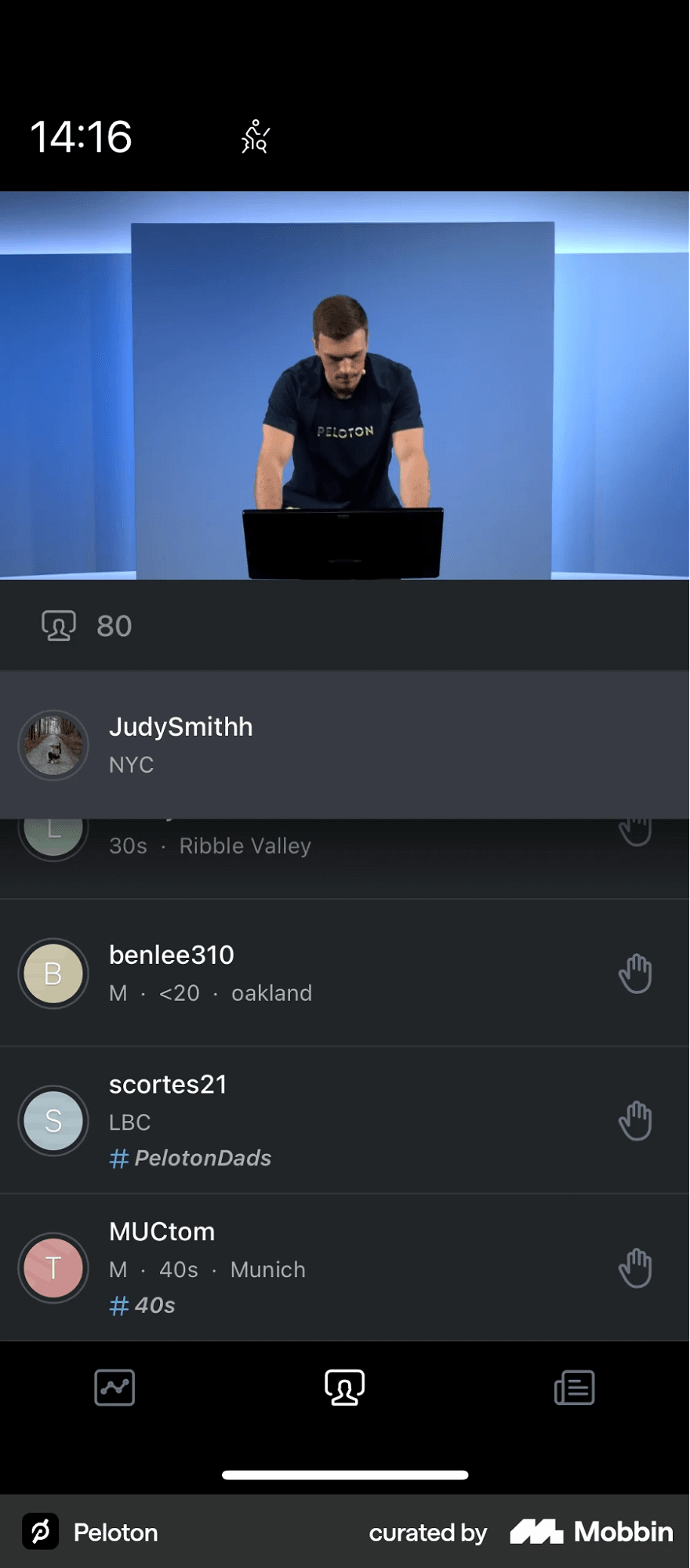 Peloton’s leadership board