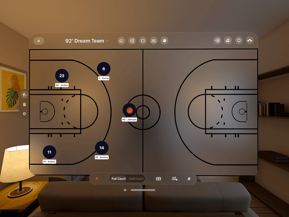 Elite Hoops for Apple Vision Pro