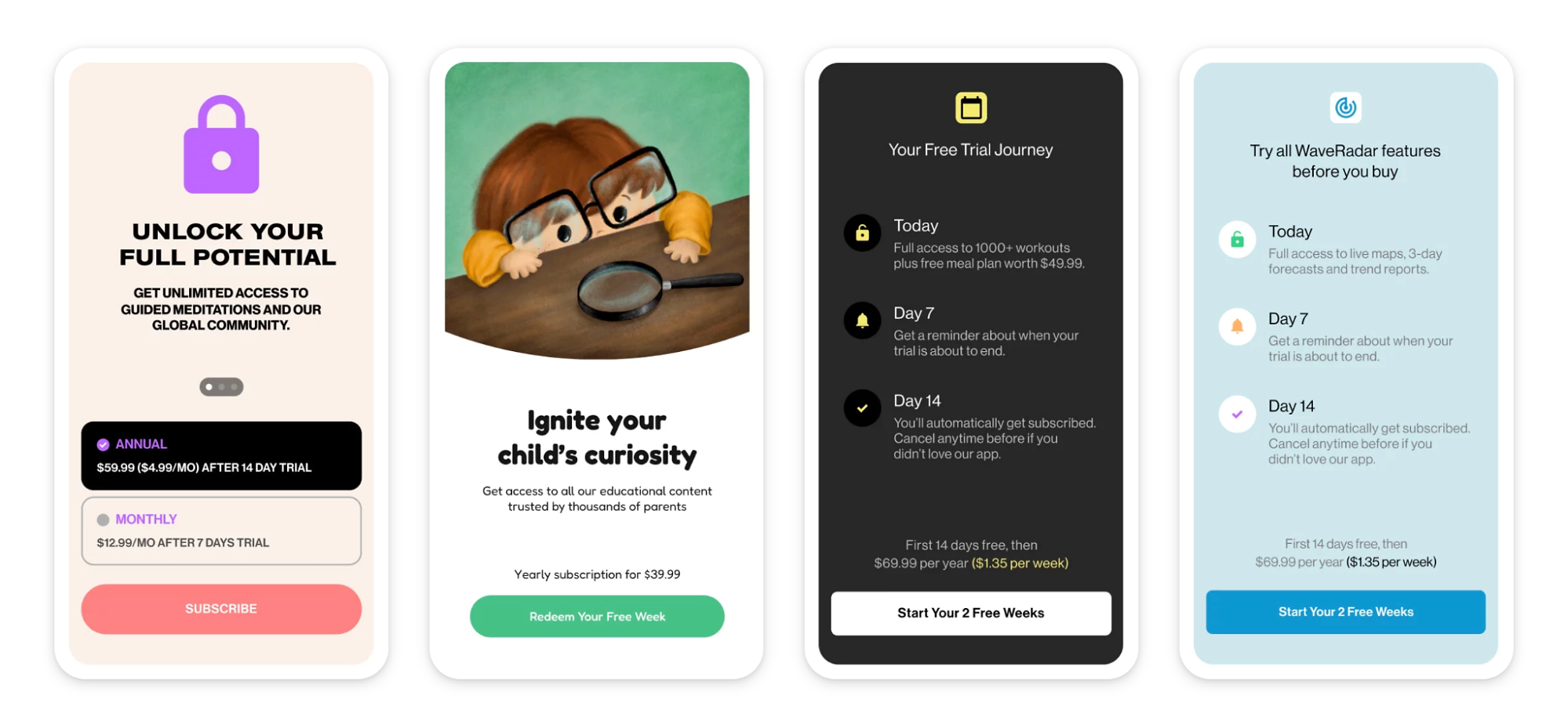 RevenueCat Paywalls examples