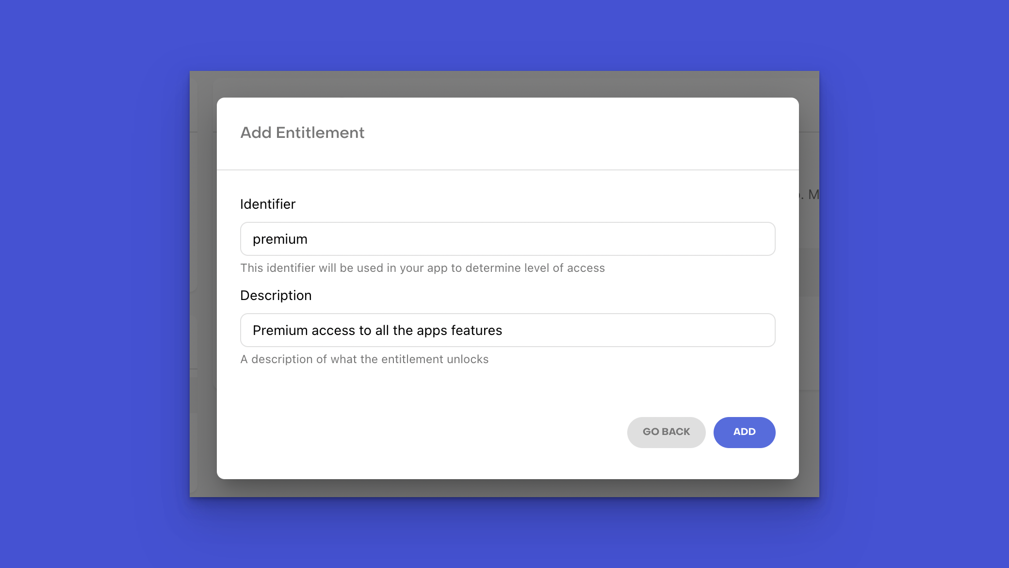 Add RevenueCat entitlement
