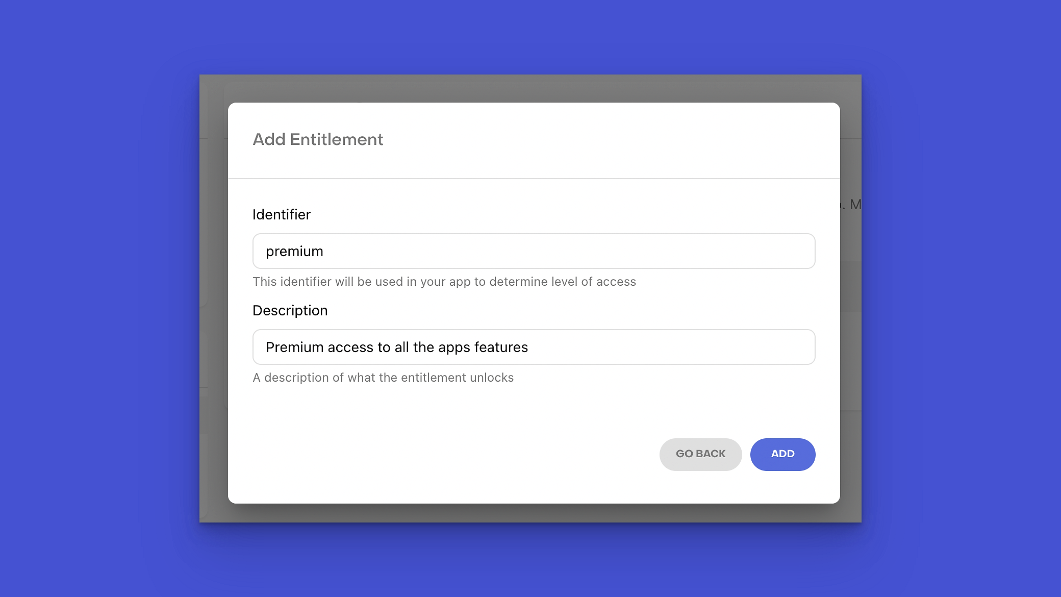 Add RevenueCat entitlement