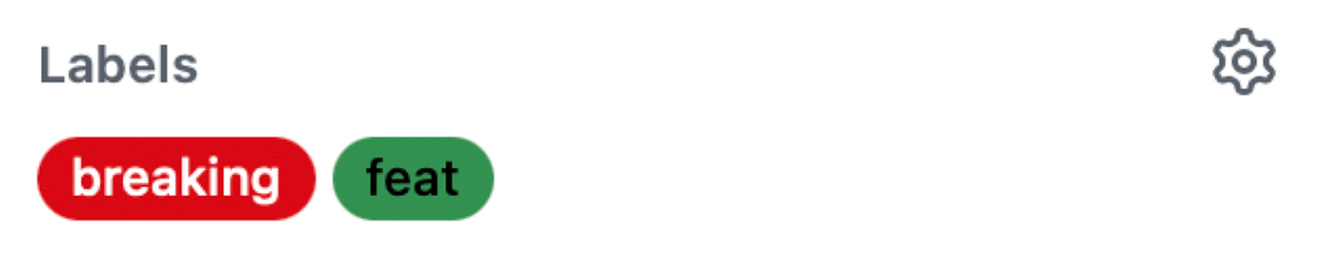 GitHub labels