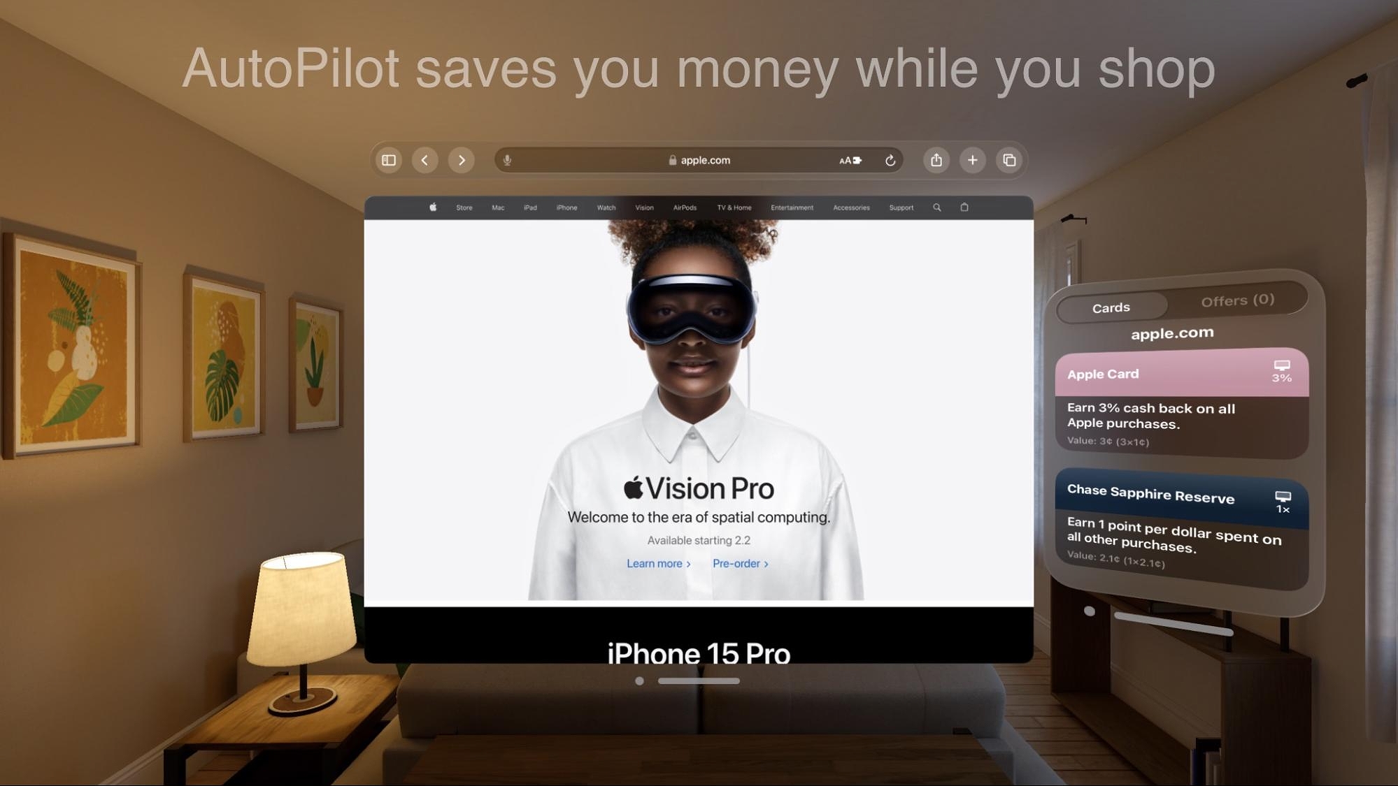 CardPointers for Apple Vision Pro