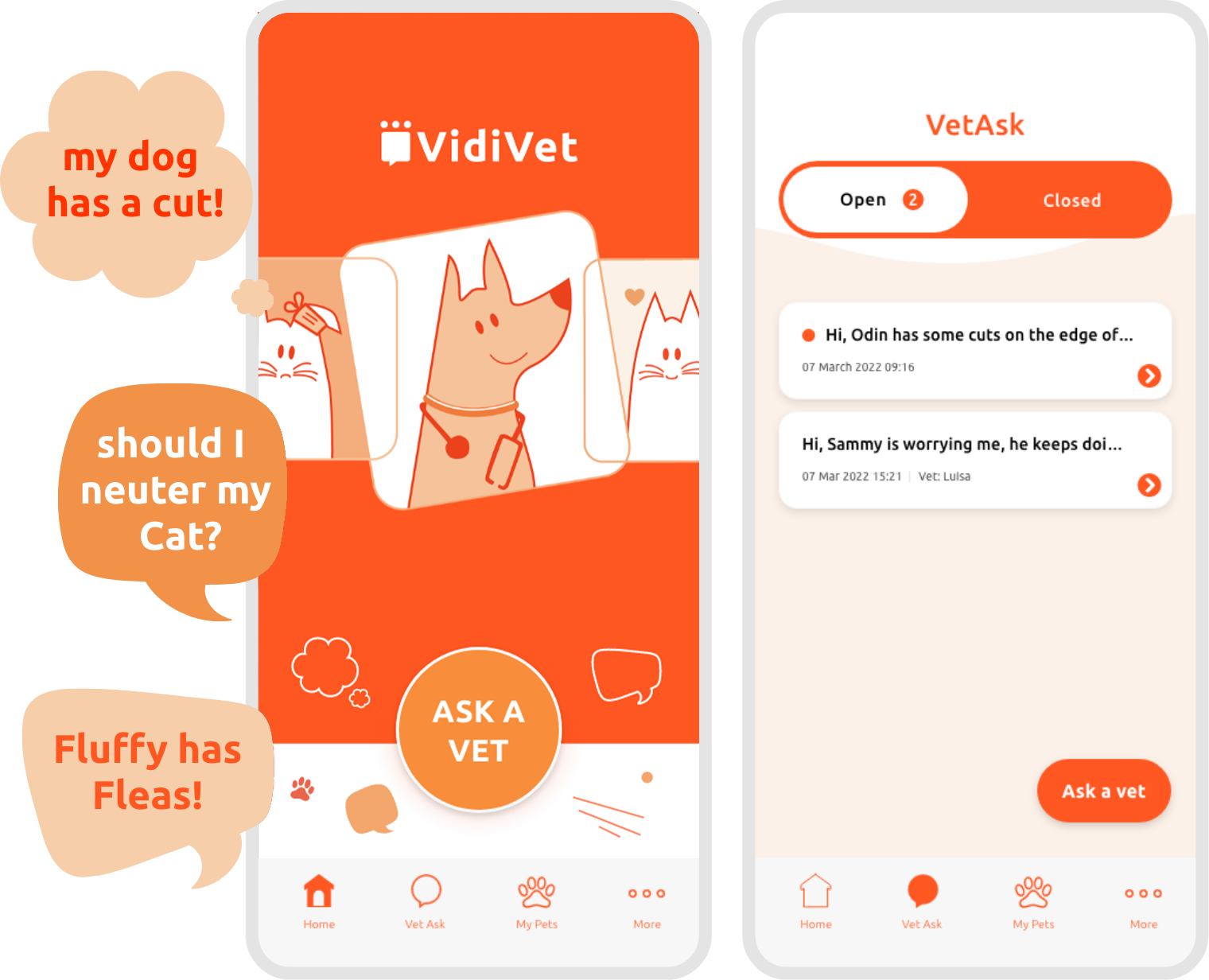 VidiVet app