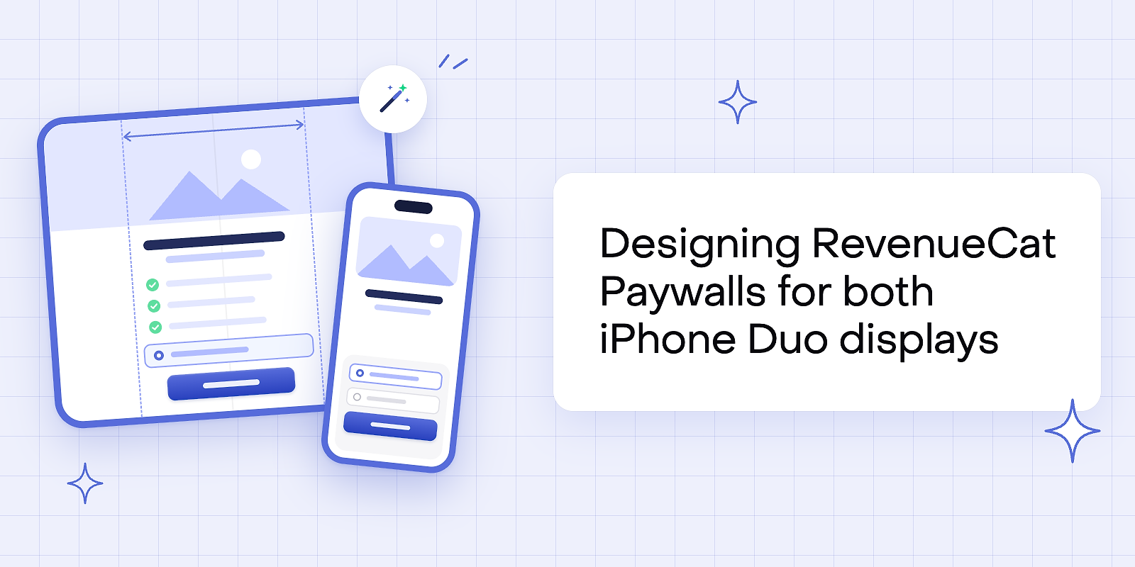 Designing RevenueCat Paywalls for both iPhone Duo displays