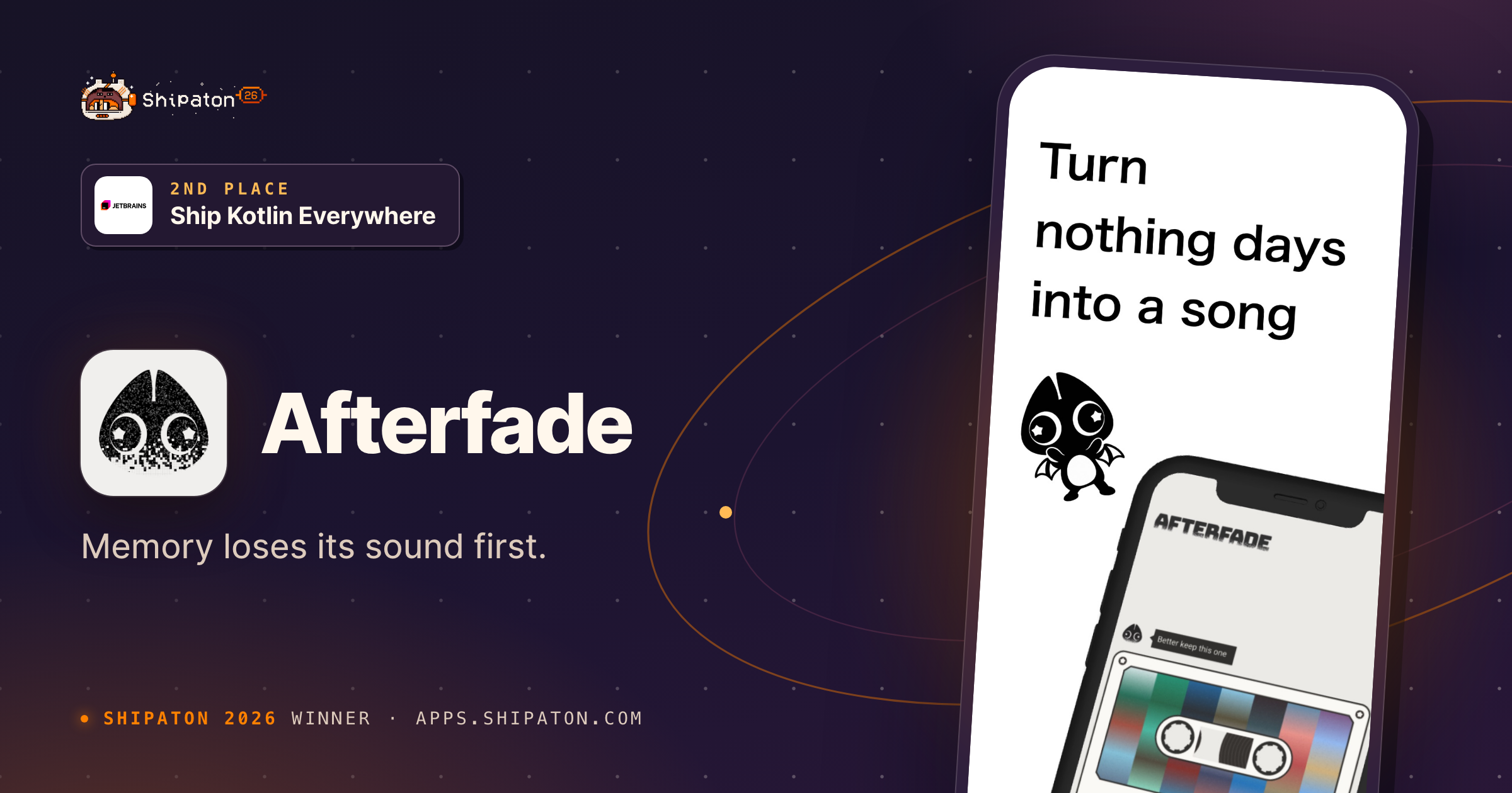 AfterFade — Shipaton 2026 winner