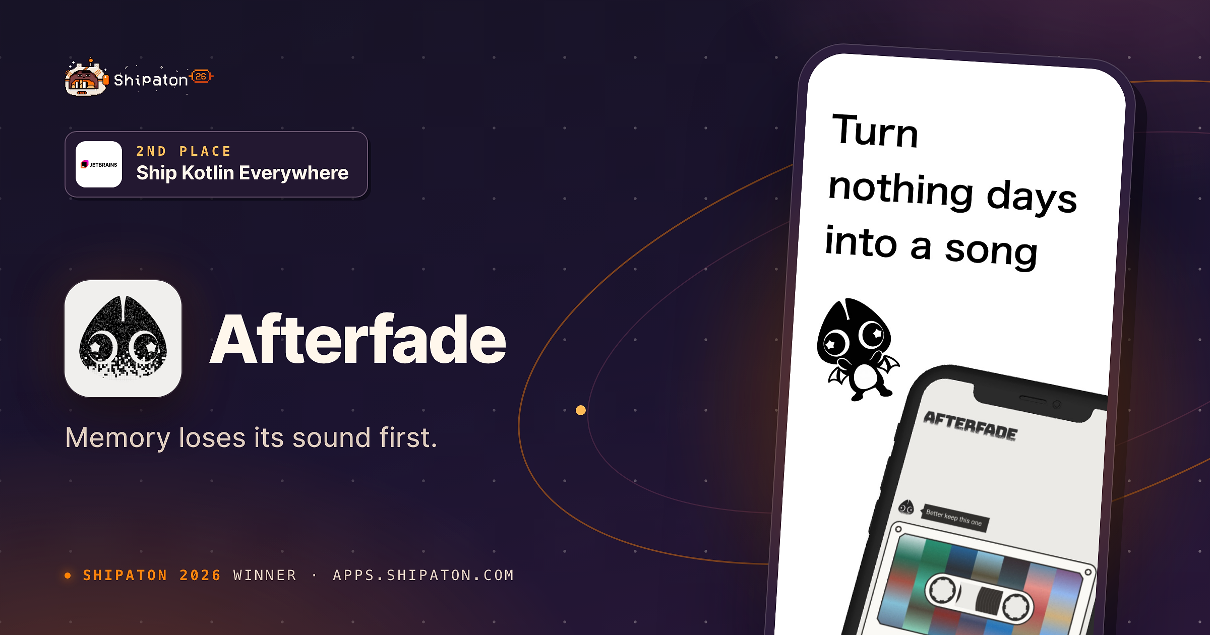 AfterFade — Shipaton 2026 winner