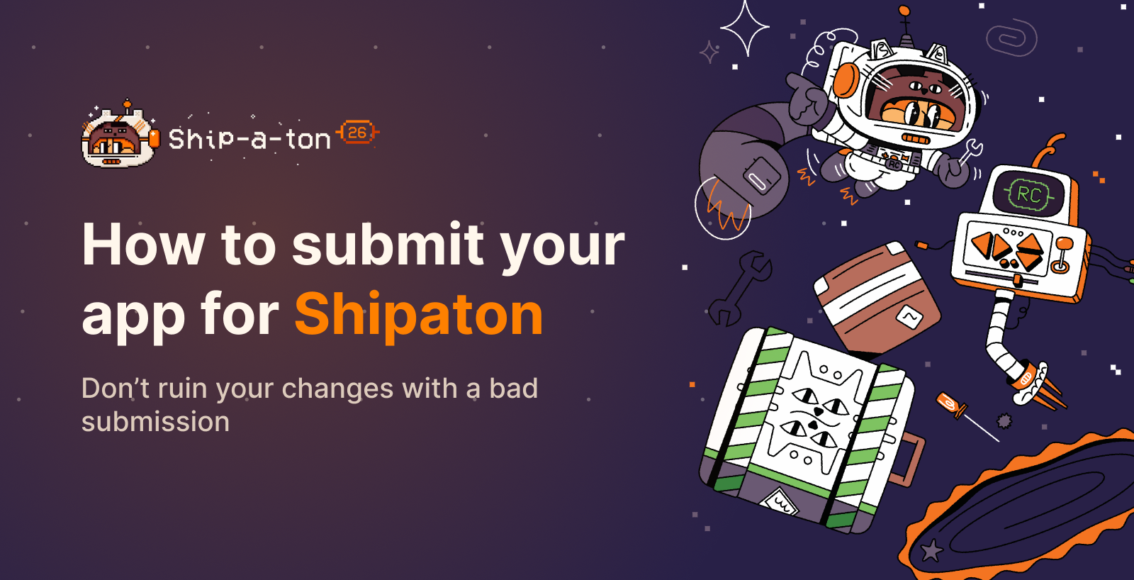 How to submit your app for Shipaton