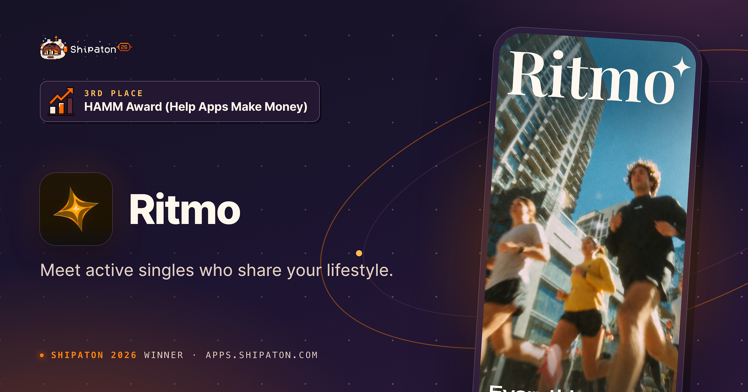 Ritmo – Dating & Sport — Shipaton 2026 winner