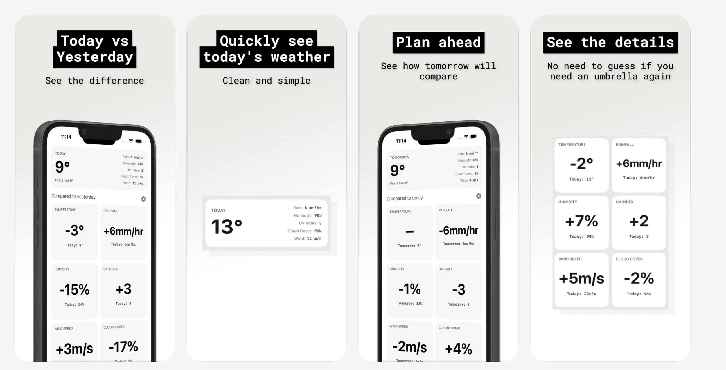 Screenshot from App Store showing the app Bygone