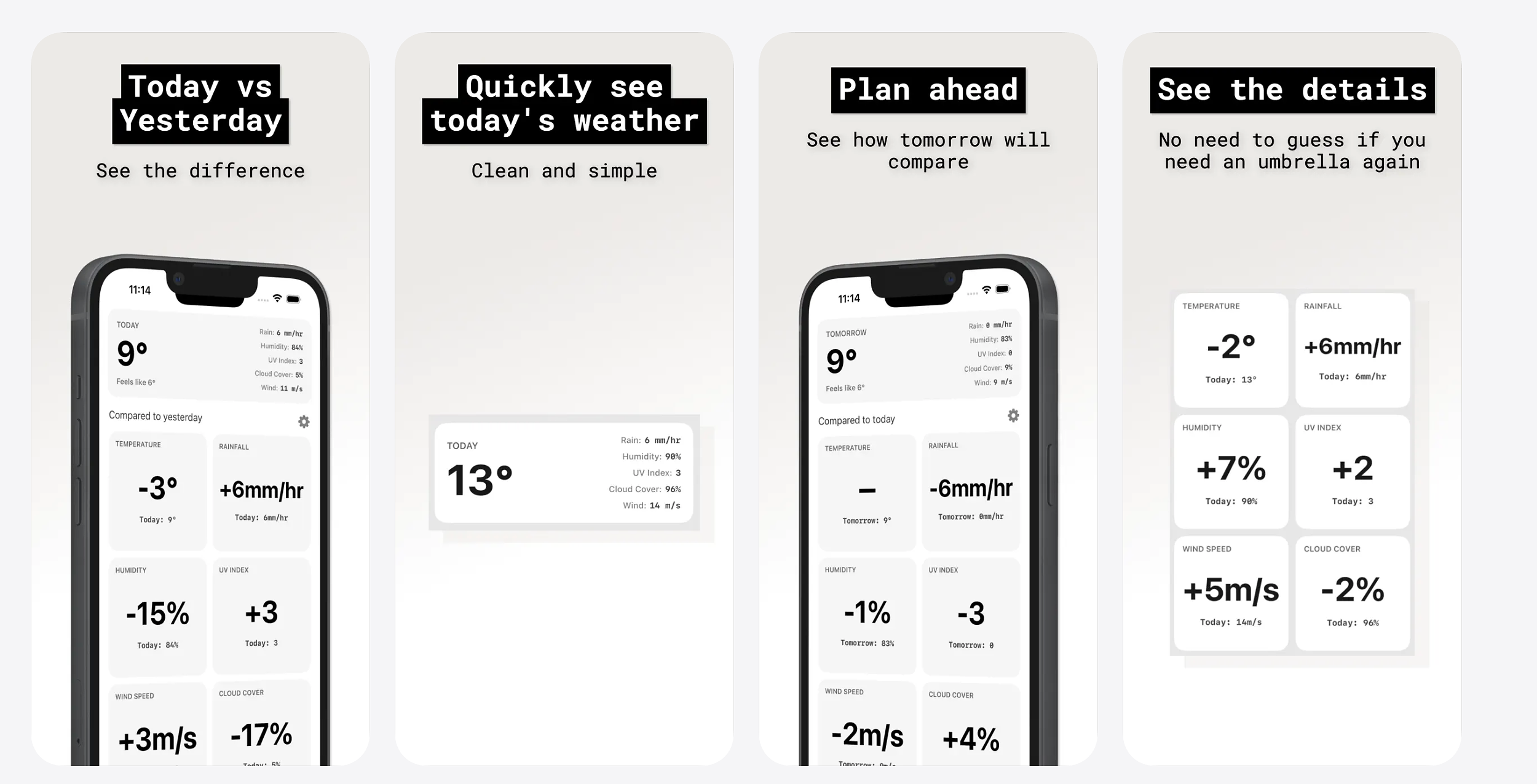 Screenshot from App Store showing the app Bygone