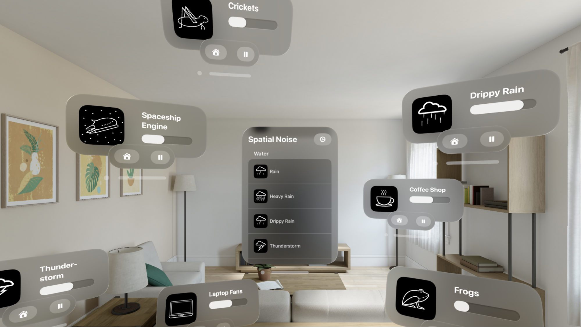 Spatial Noise for Apple Vision Pro