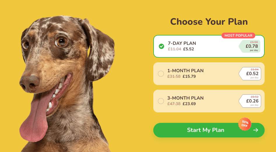 Woofz pricing options
