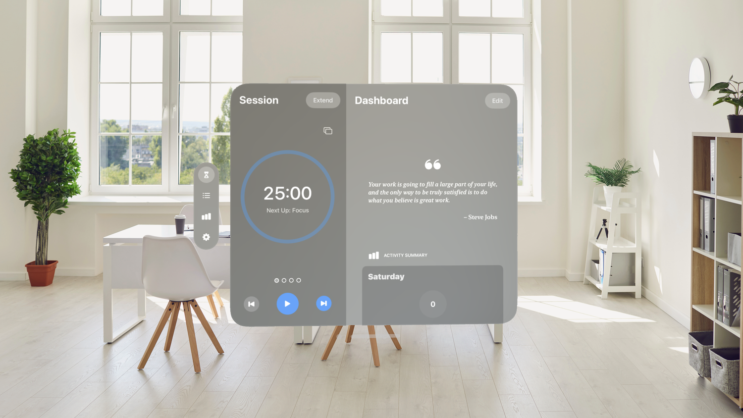 Focus for Apple Vision Pro