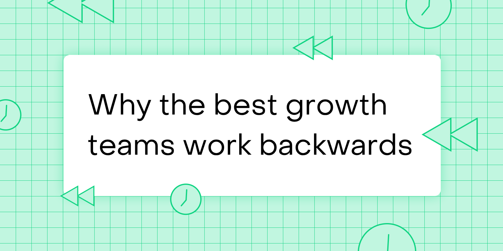 Start at the finish line: why you should design your activation journey backwards