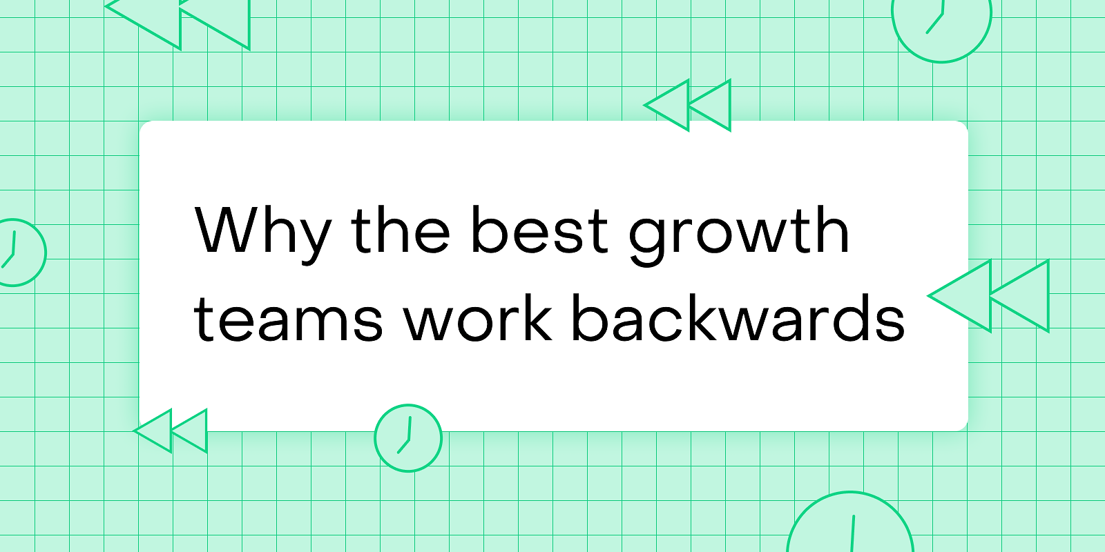 Start at the finish line: why you should design your activation journey backwards
